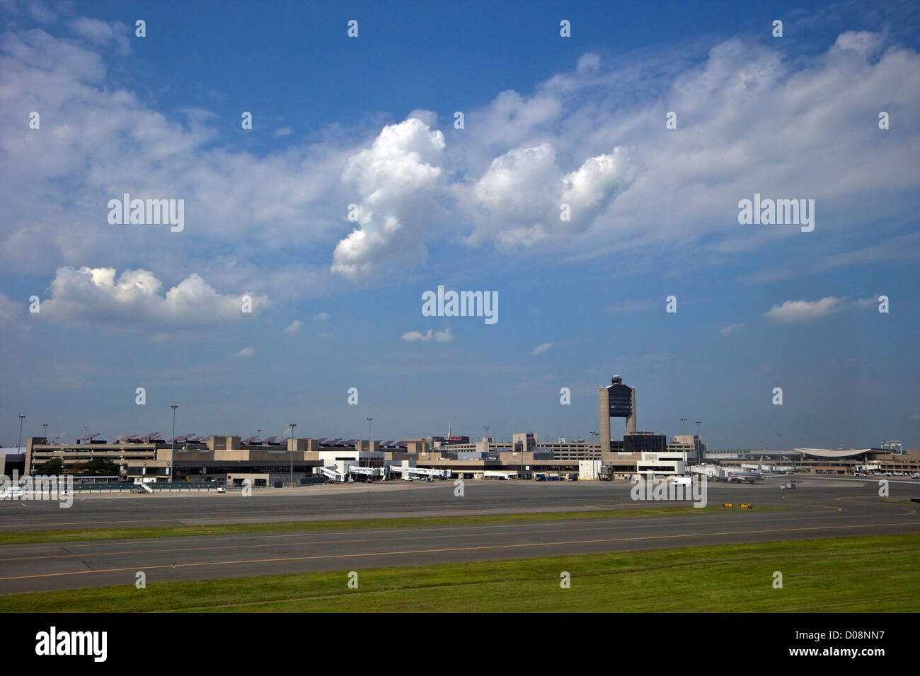 El Aeropuerto Internacional Logan de Boston, EE.UU. Foto de stock