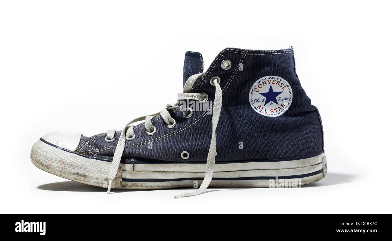 Converse All Retro zapatos botas de baloncesto zapatos de estilo clásico lienzo pack shot corte allstar Converse All Star Fotografía de stock - Alamy