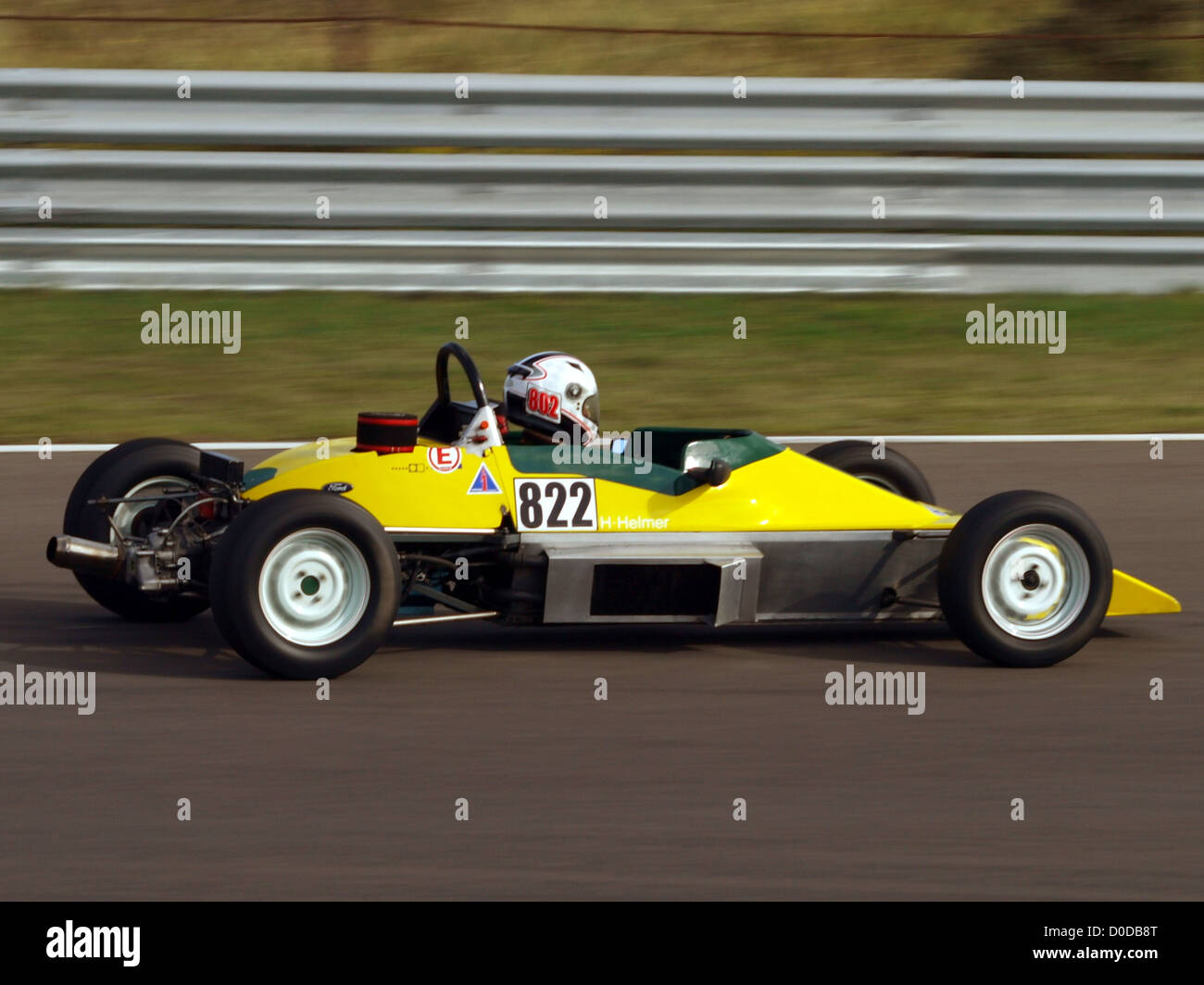 Fórmula Ford clásica competencia de coches de carrera Foto de stock