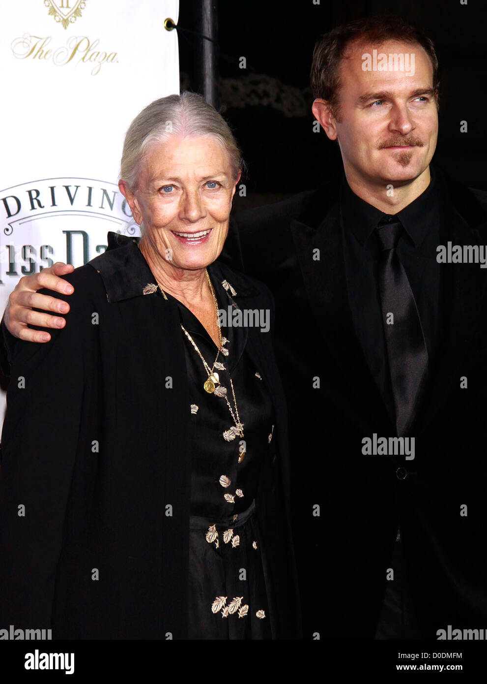 Vanessa Redgrave y su hijo Carlo Nero Apertura de la noche después de que parte de la producción de Broadway de 'Conducir Miss Daisy' celebrada en Foto de stock