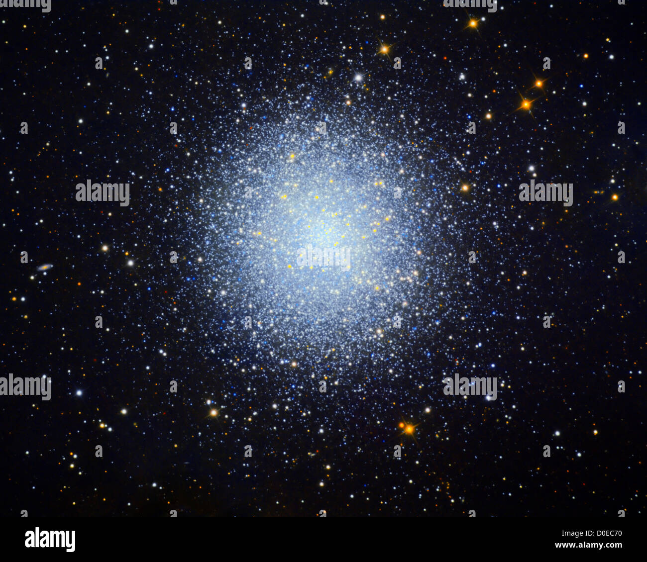 M13, gran cúmulo globular en Hercules Foto de stock