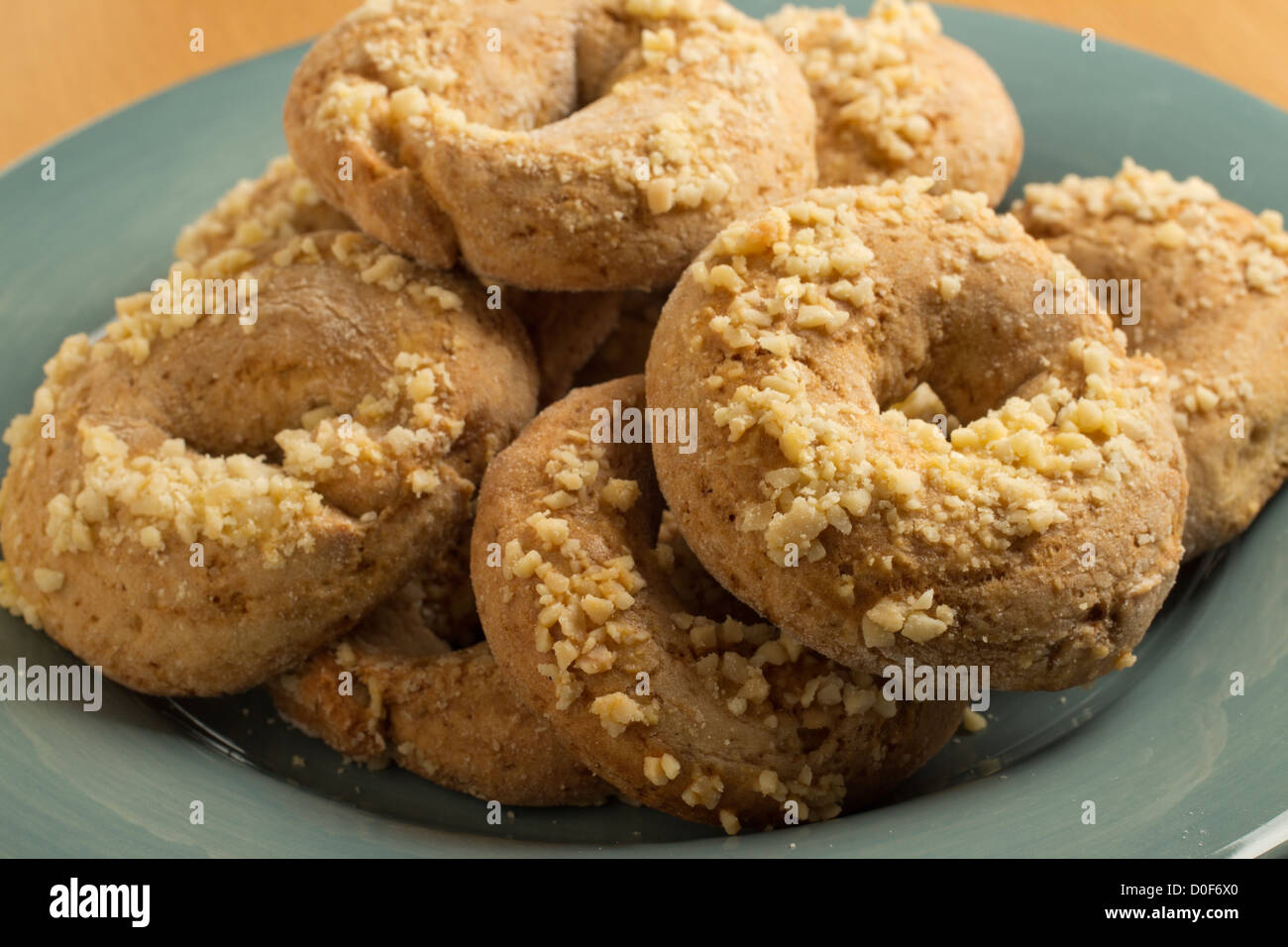 Galletas de leche italianos; cookies casero italiano Foto de stock