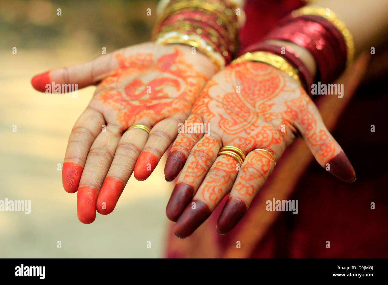India henna palms fotografías e imágenes de alta resolución - Alamy