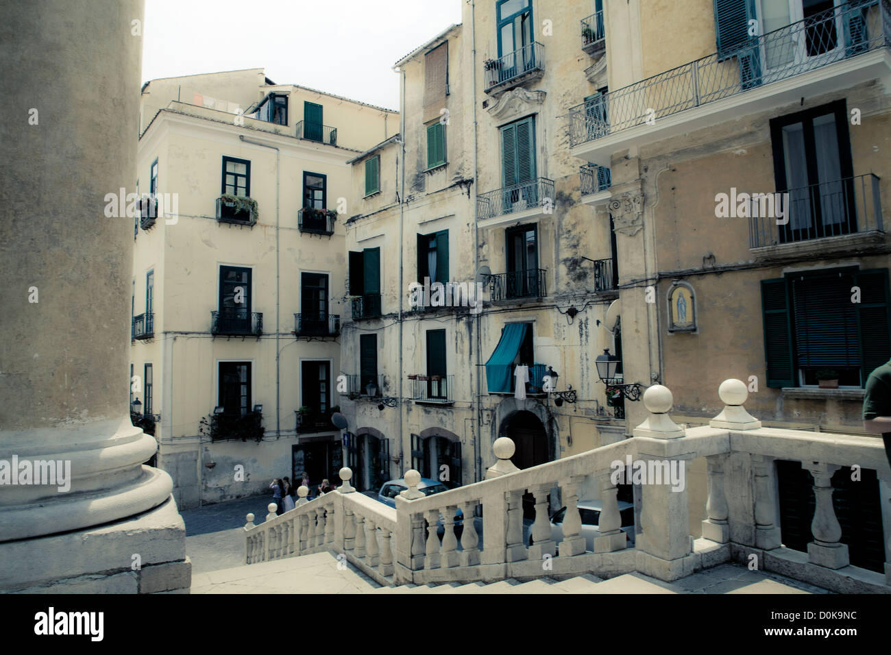 Salerno, Italia, verano, Europa, verano europeo, calles, urbana, la ciudad, la historia Foto de stock