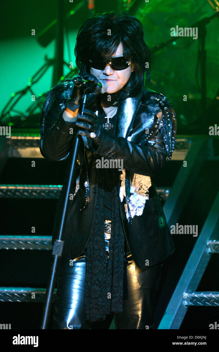 Toshi Toshimitsu Deyama De X Japan Actuar En Un Escenario