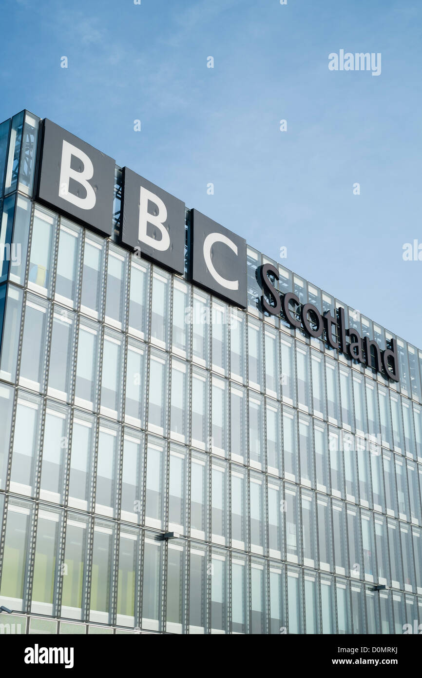 La sede de la BBC de Escocia en Glasgow Foto de stock