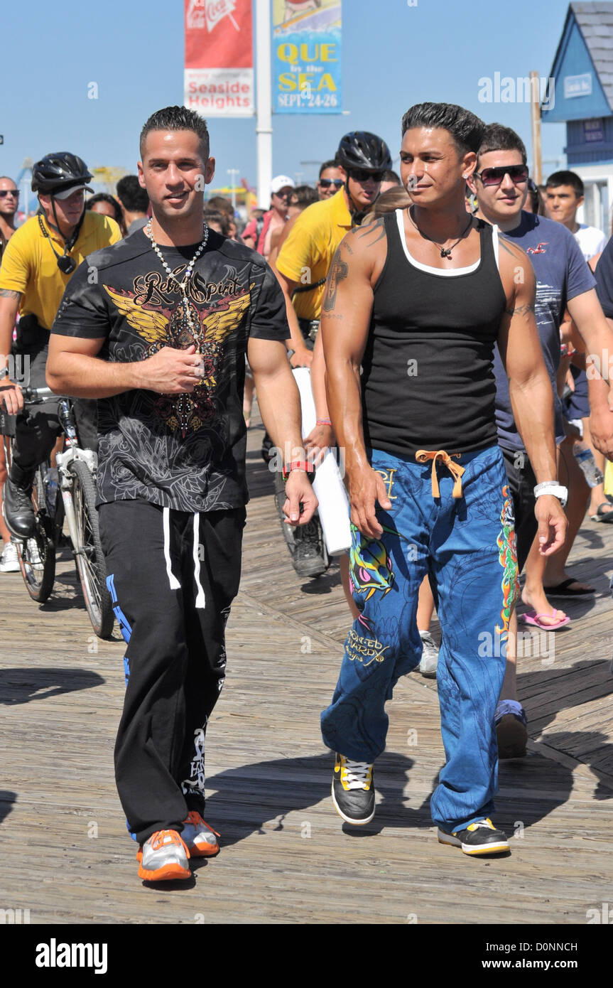 Jersey Shore reparto Mike Sorrentino aka la situación y Paul Delvecchio