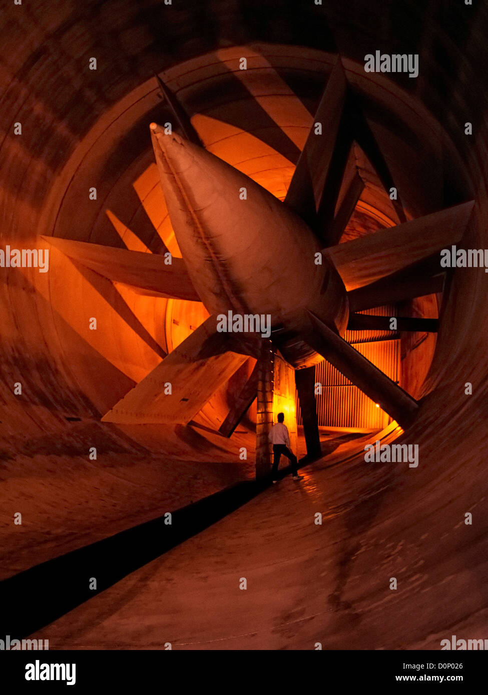 Sección del ventilador de túnel de viento Fotografía de stock - Alamy