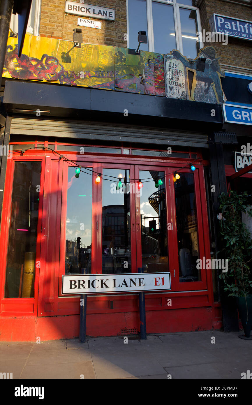 Brick Lane E1, East London, Reino Unido Foto de stock