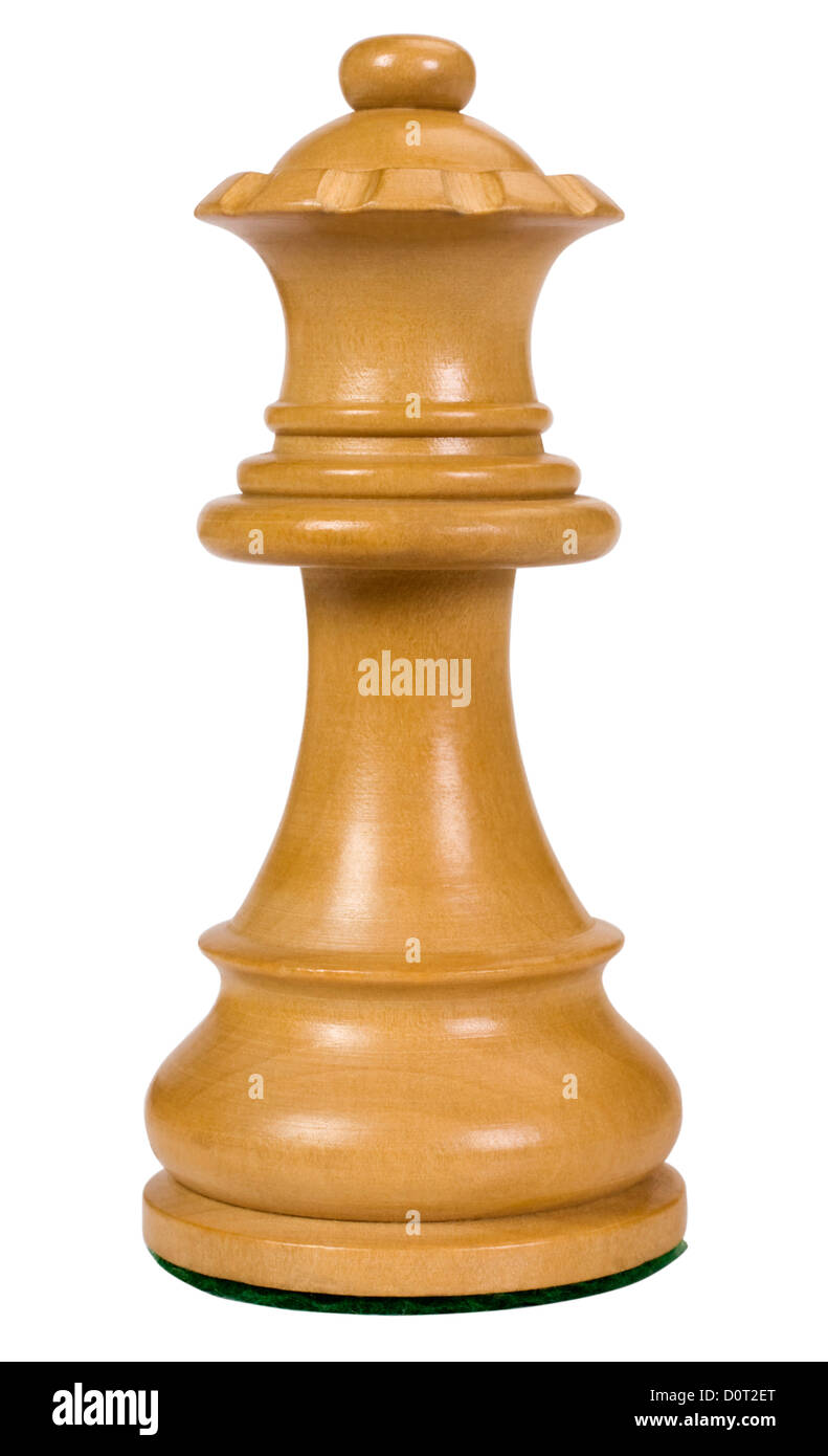 Close-up de una pieza de ajedrez reina Fotografía de stock - Alamy