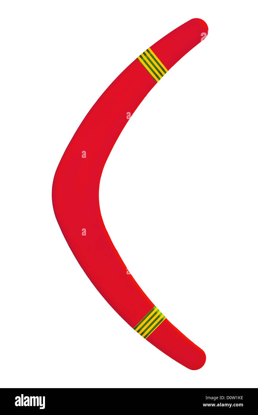Lanzar un boomerang Imágenes recortadas de stock - Alamy