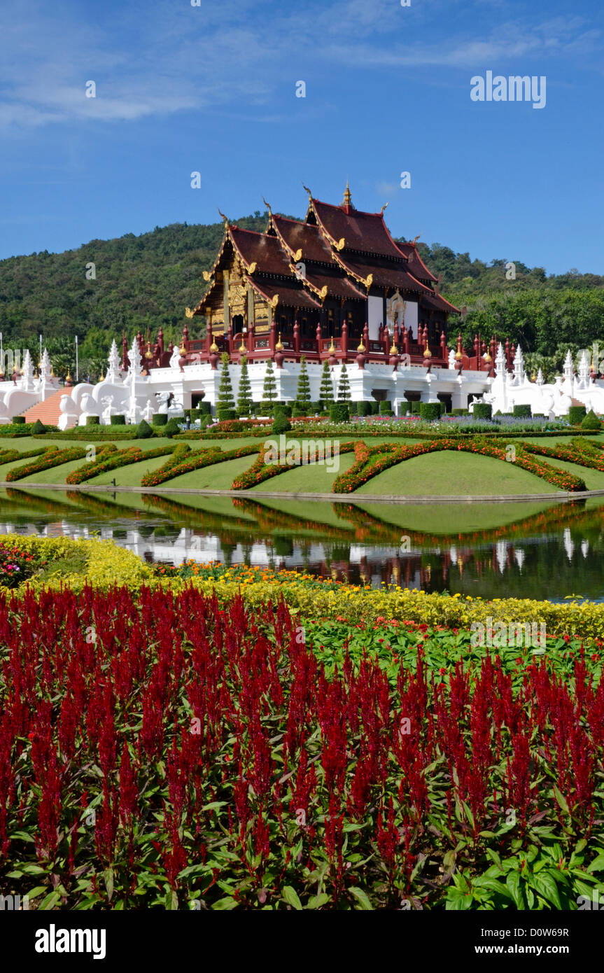 Royal Park Rajapreuk en Chiang Mai, Tailandia Foto de stock