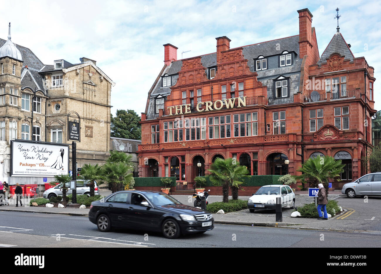 Londres, Reino Unido, el Crown Moran Hotel Foto de stock