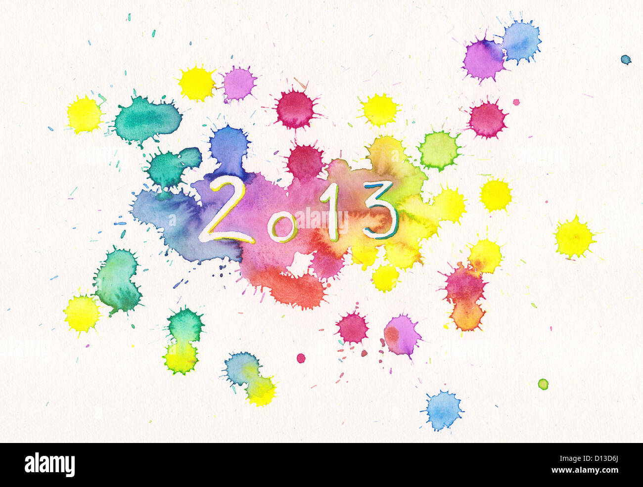 Año nuevo 2013 Foto de stock