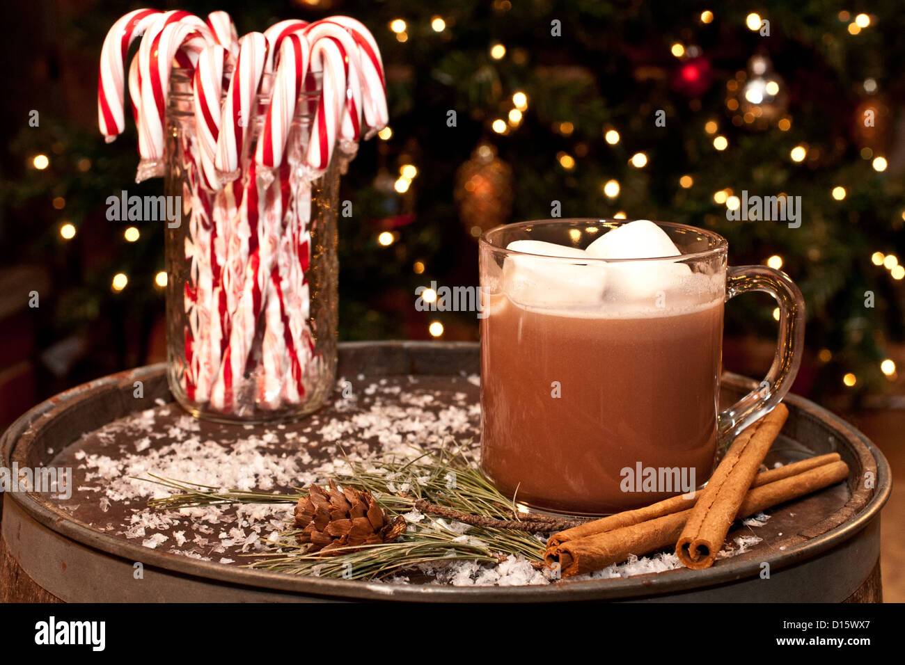 Chocolate caliente Foto de stock