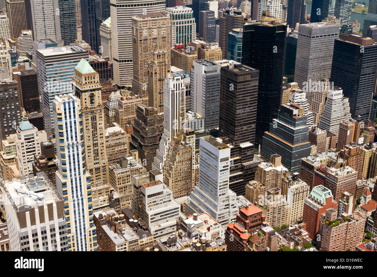 La construcción de la ciudad de Nueva York la textura de fondo Foto de stock