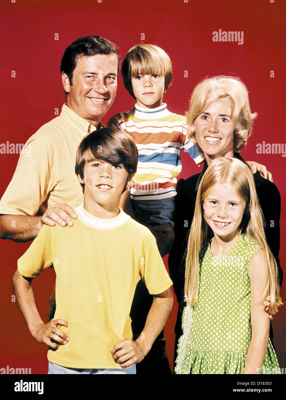 Vintage retrato de familia Foto de stock