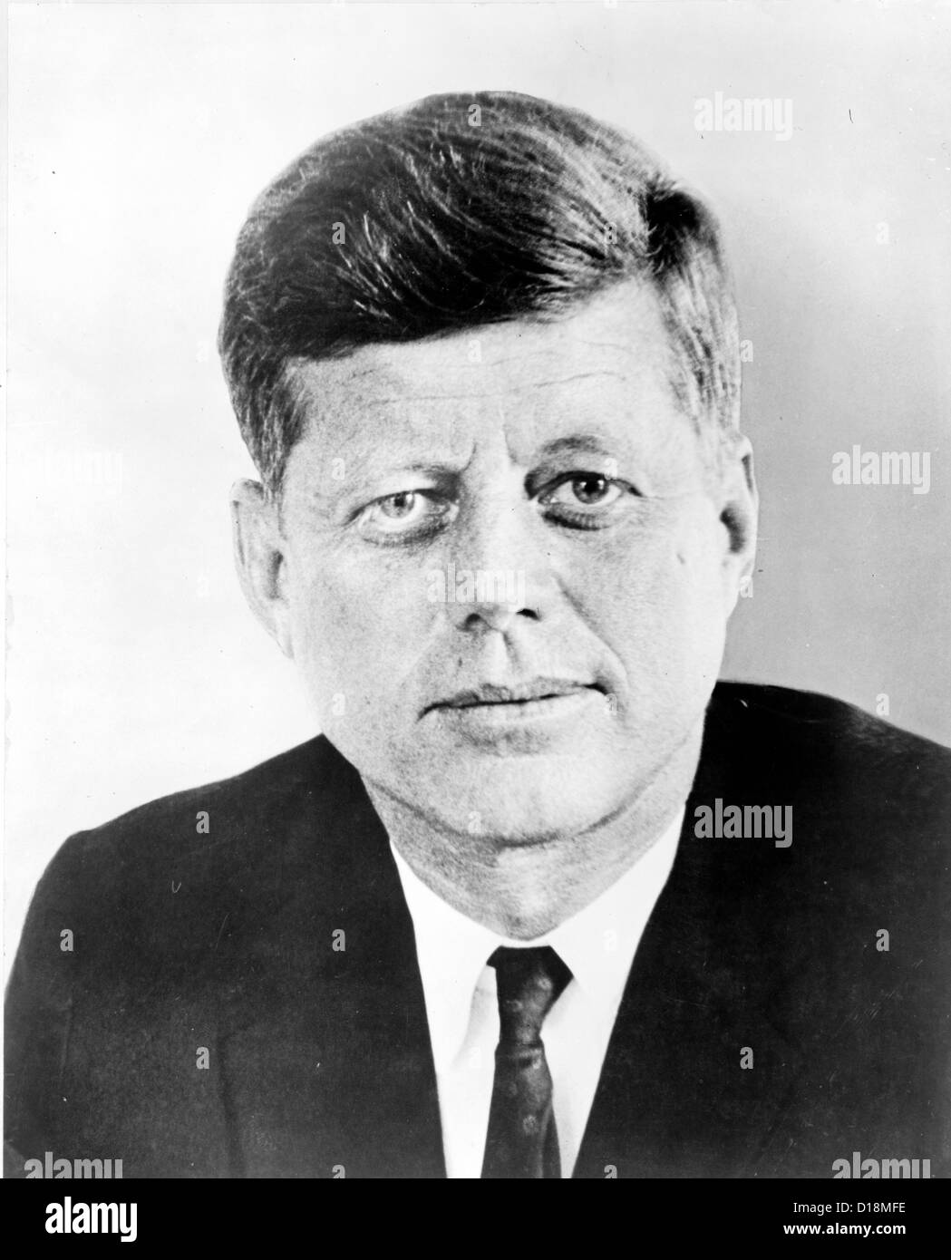 El Presidente John F. Kennedy Foto de stock
