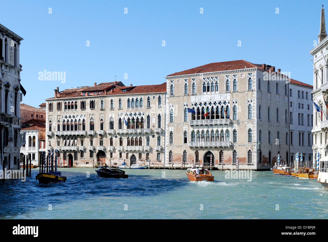Gran Canal de Venecia. Foto de stock