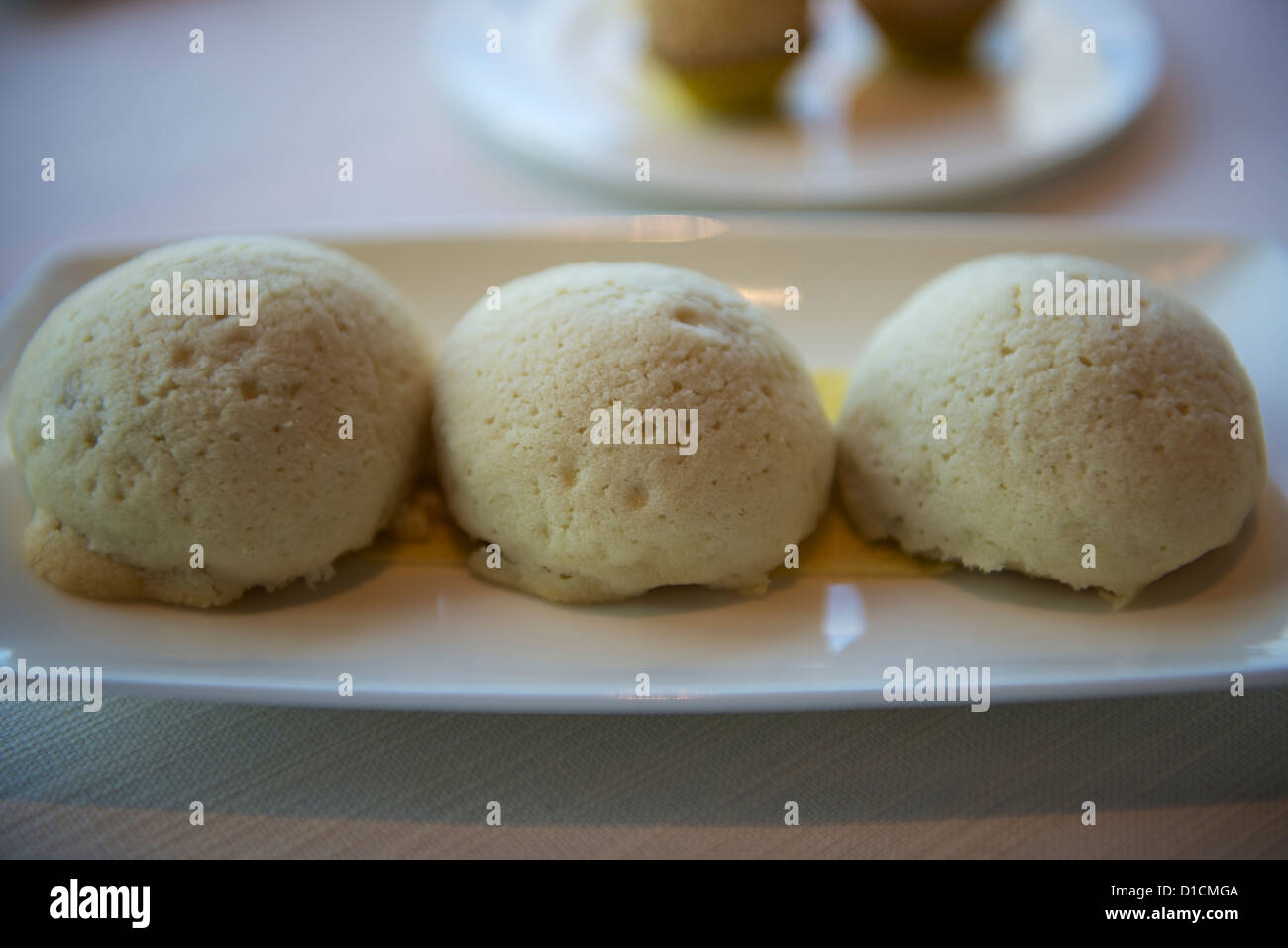 Dim Sum, bollos de cerdo asado piña chino Foto de stock