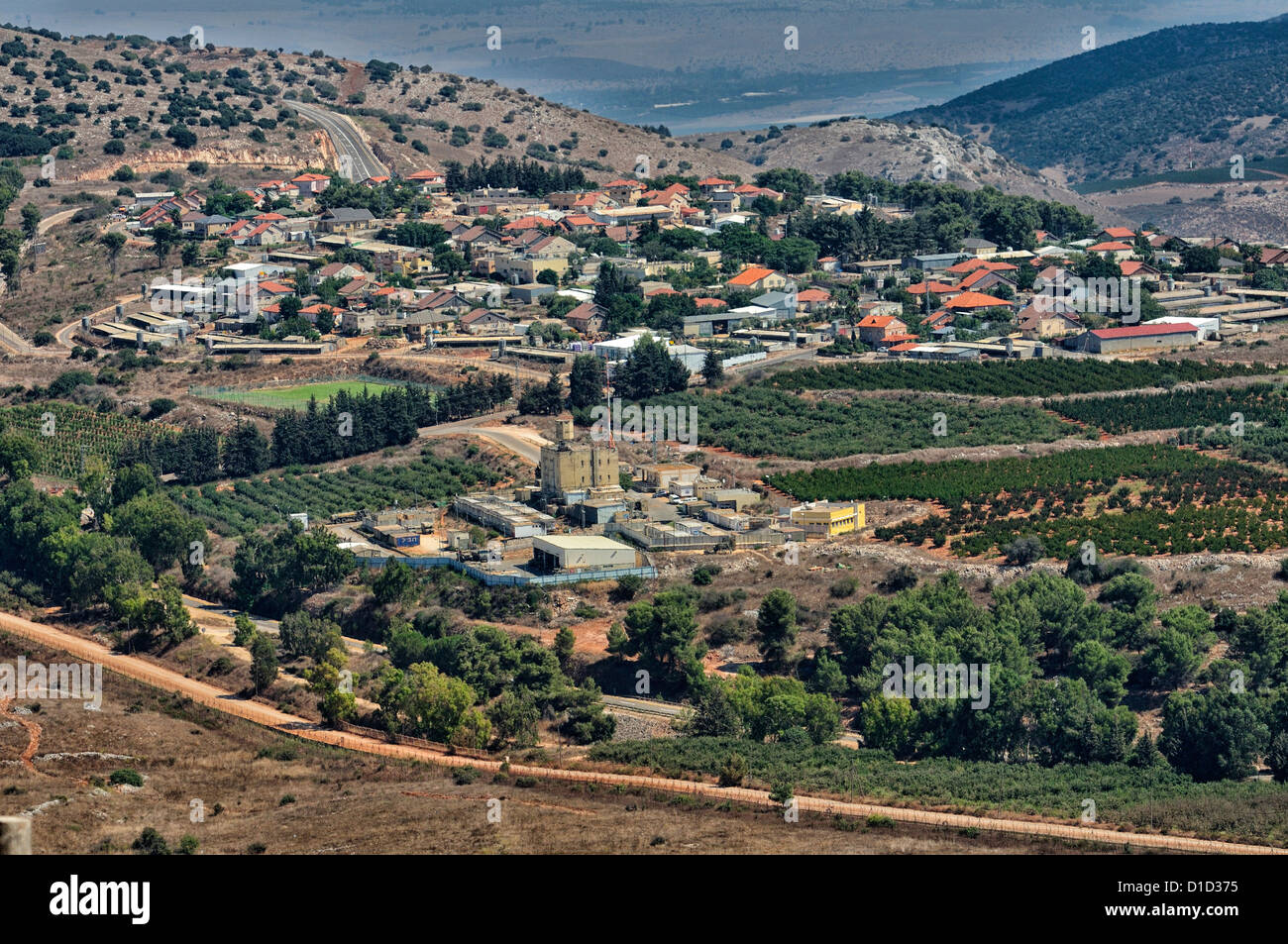 Maroun Al-Ras, el sur del Líbano, la frontera entre el Líbano y Palestina-israel Foto de stock