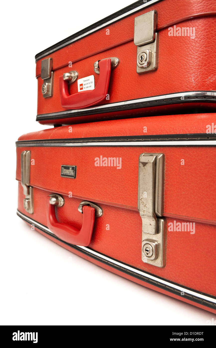 Par de vintage 1950 'Debroyal' maletas por Debenhams (minorista británico  Fotografía de stock - Alamy