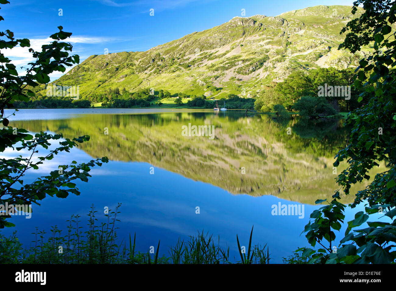 Ullswater, Lake District National Park, Cumbria, Inglaterra, Reino Unido, Europa Foto de stock