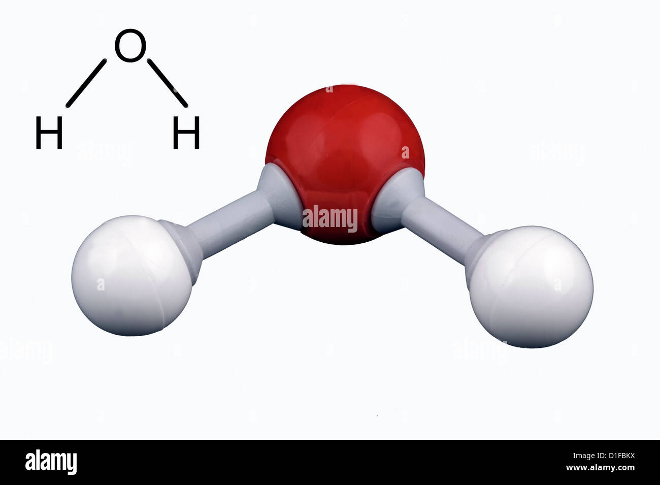 Modelo de molécula de agua fotografías e imágenes de alta resolución - Alamy