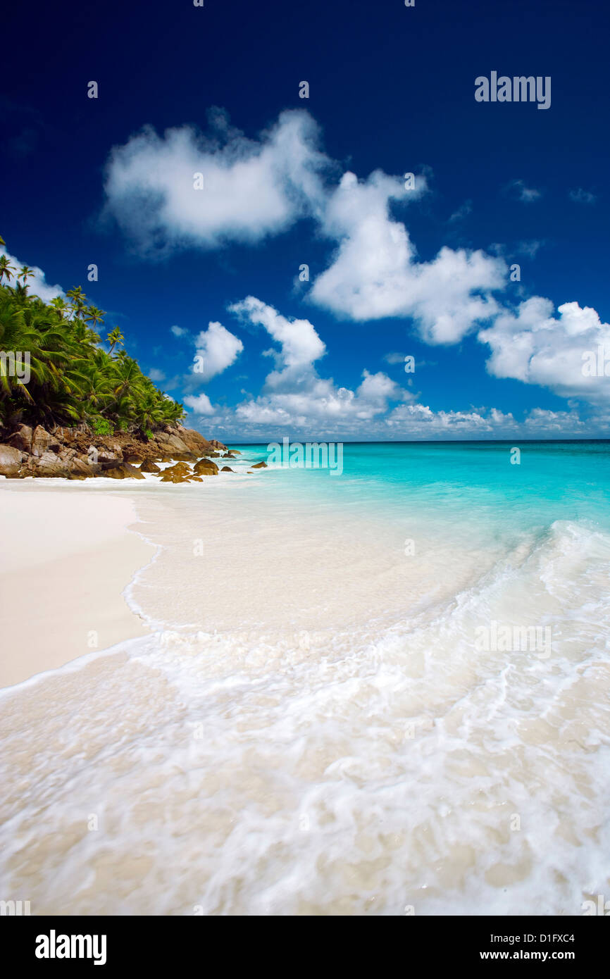 Playa Tropical, Seychelles, el Océano Índico, África Foto de stock