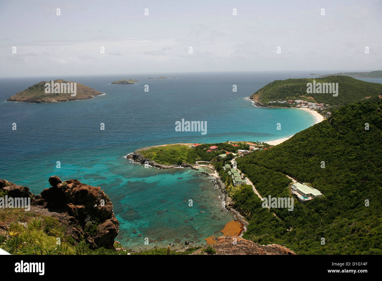 La isla de Saint Barth (St. Barthelemy), Indias Occidentales, el Caribe, Francia, América Central Foto de stock