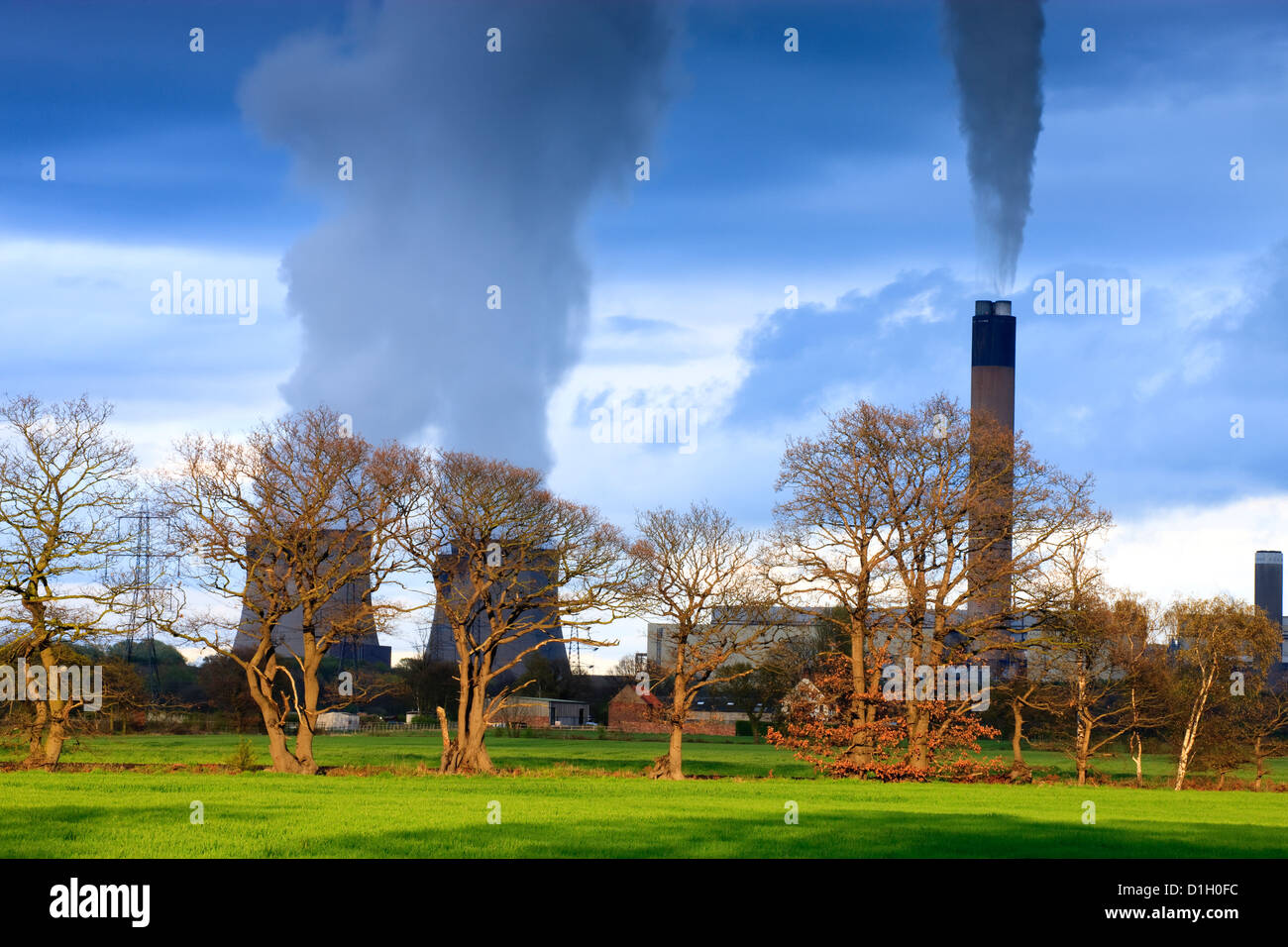 Power Station Eggborough Knottingley North Yorkshire, Inglaterra Foto de stock