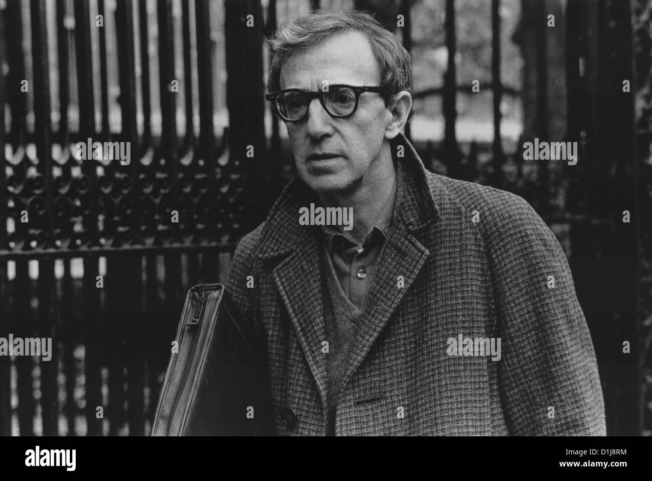Woody Allen, Woody Allen Szenenbild -- Foto de stock