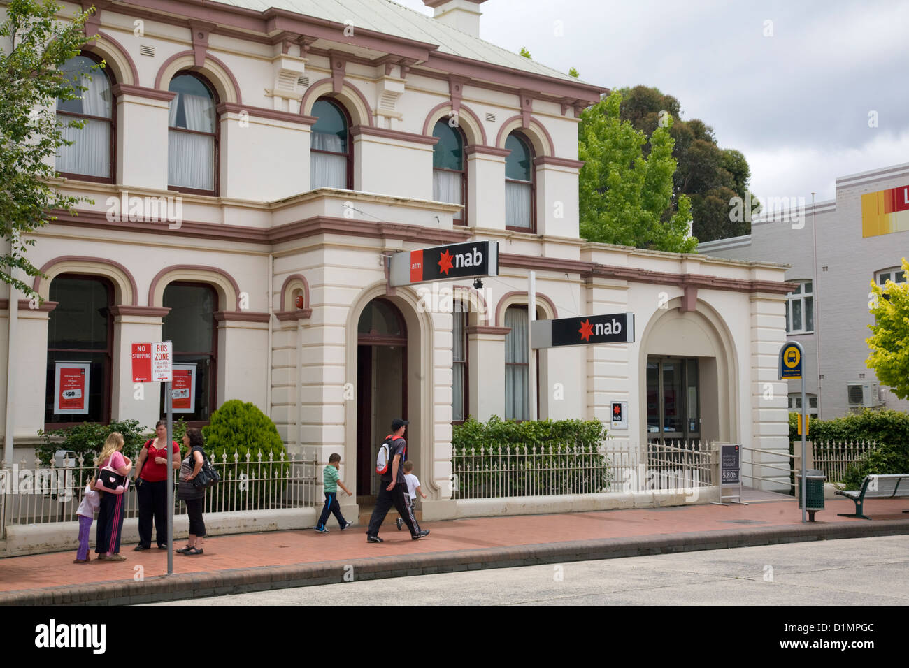 Sucursal bancaria nacional de australia en Mudgee, región de Nueva gales del Sur, australia Foto de stock