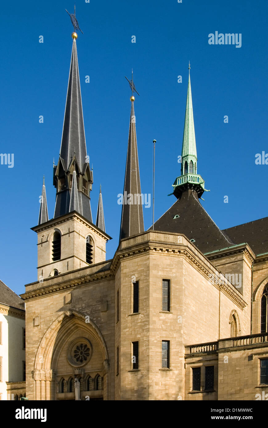 Iglesia, Luxemburgo Foto de stock