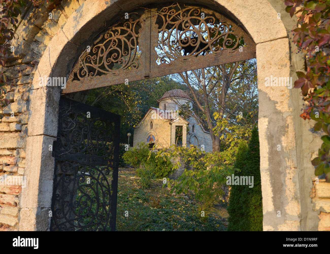 Palacio de Balchik, Bulgaria, Europa Foto de stock