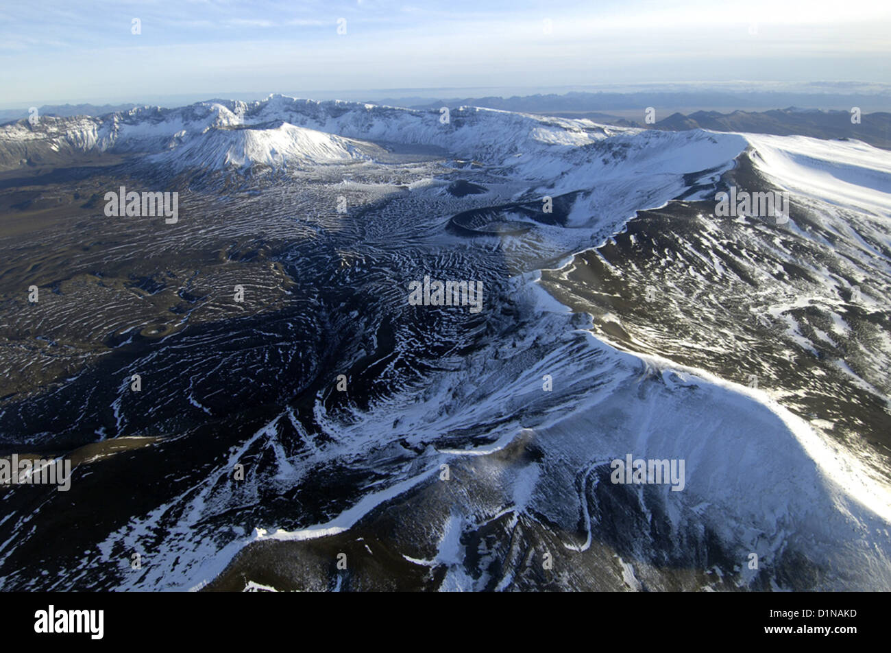 Aniakchak National Monument & Preservar Alaska Vista aérea de Caldera