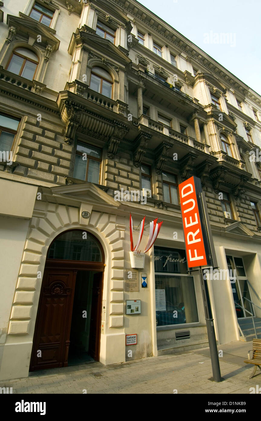 Österreich, Wien 9., Berggasse 19, el Museo de Sigmund Freud. Foto de stock