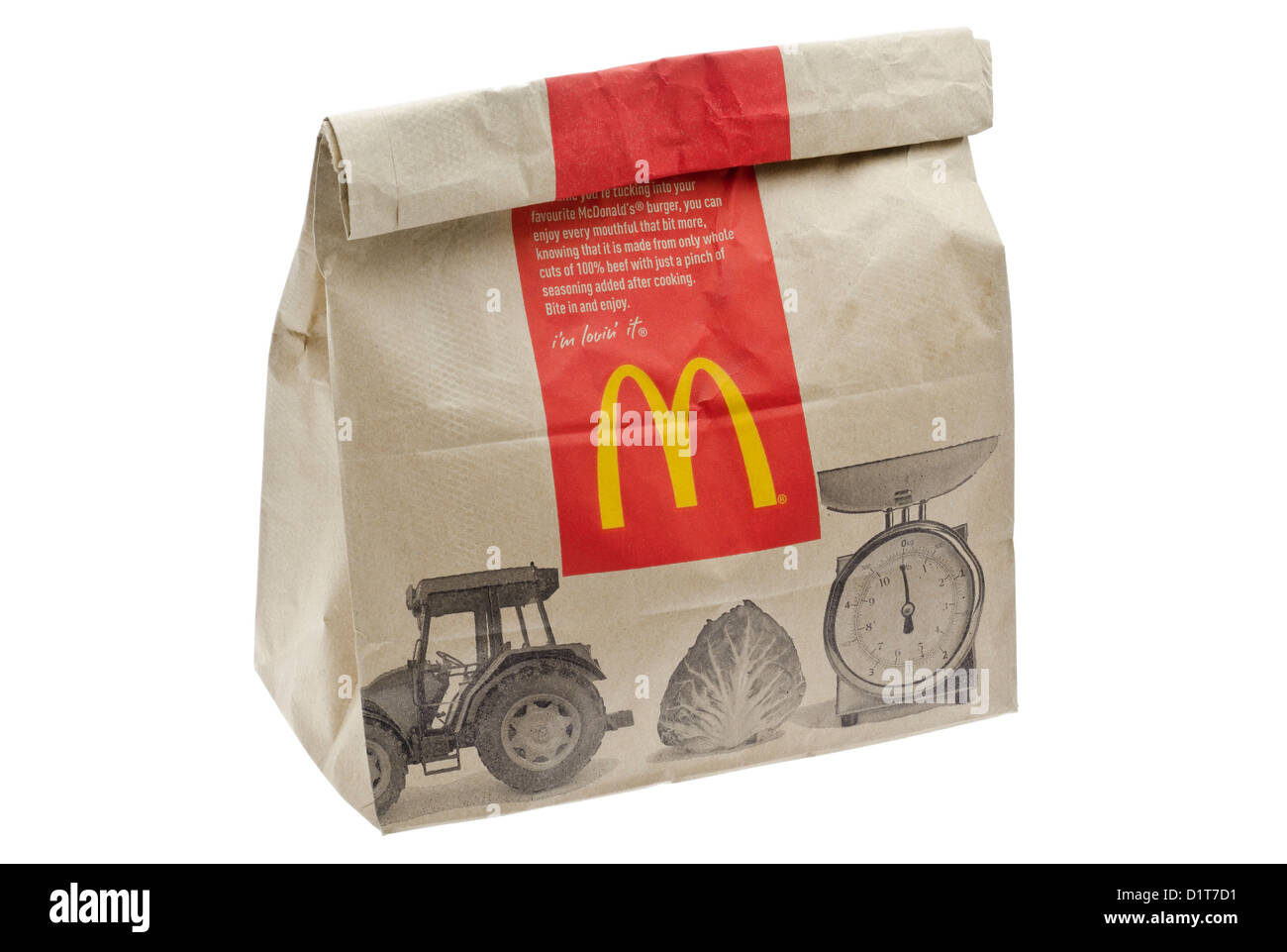 McDonald's Comida Rápida en bolsa de papel marrón Fotografía de stock -  Alamy