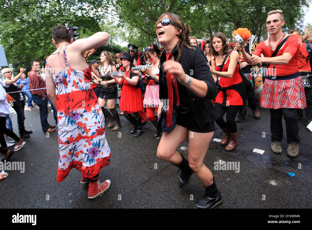 Desfile del Orgullo Gay en Londres Foto de stock
