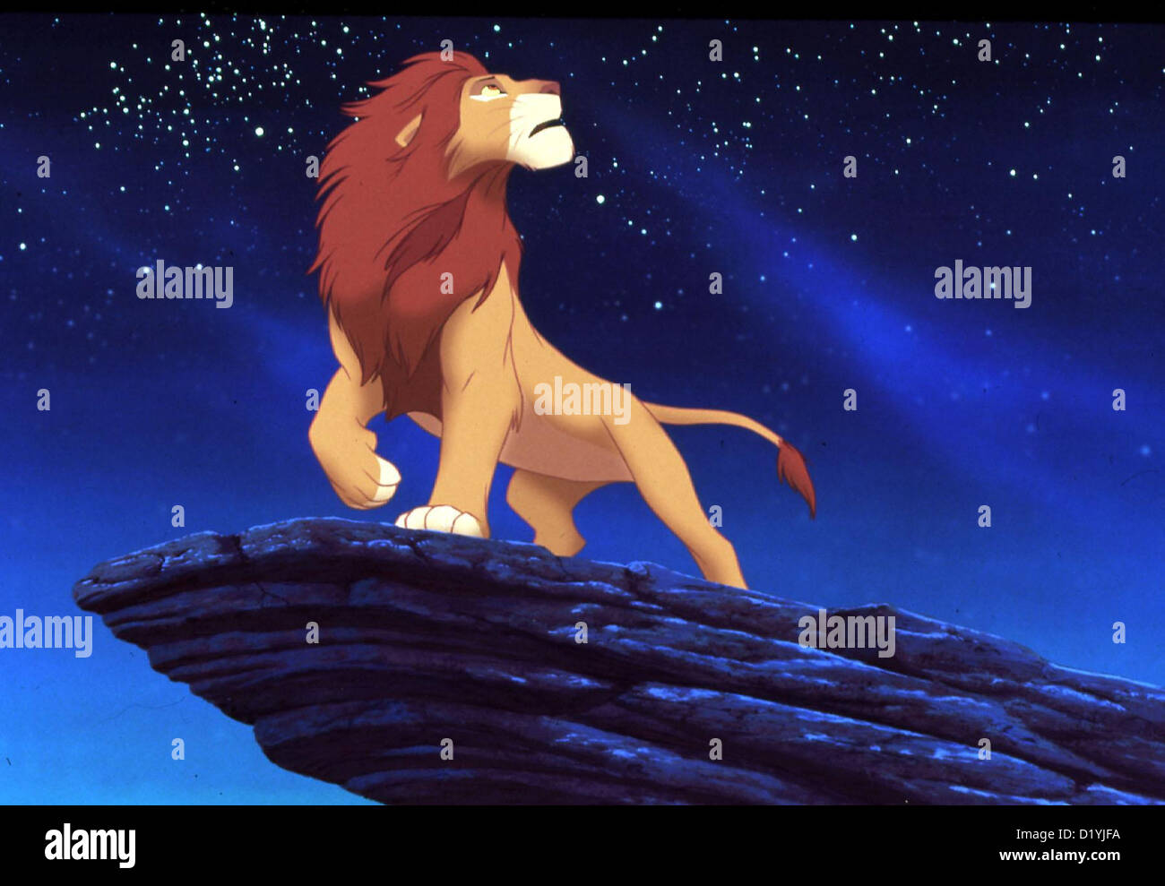 Koenig Der Loewen rey león, Simba, der Koenig der Loewen *** título Local *** 1994 Walt Disney/IFTN Foto de stock