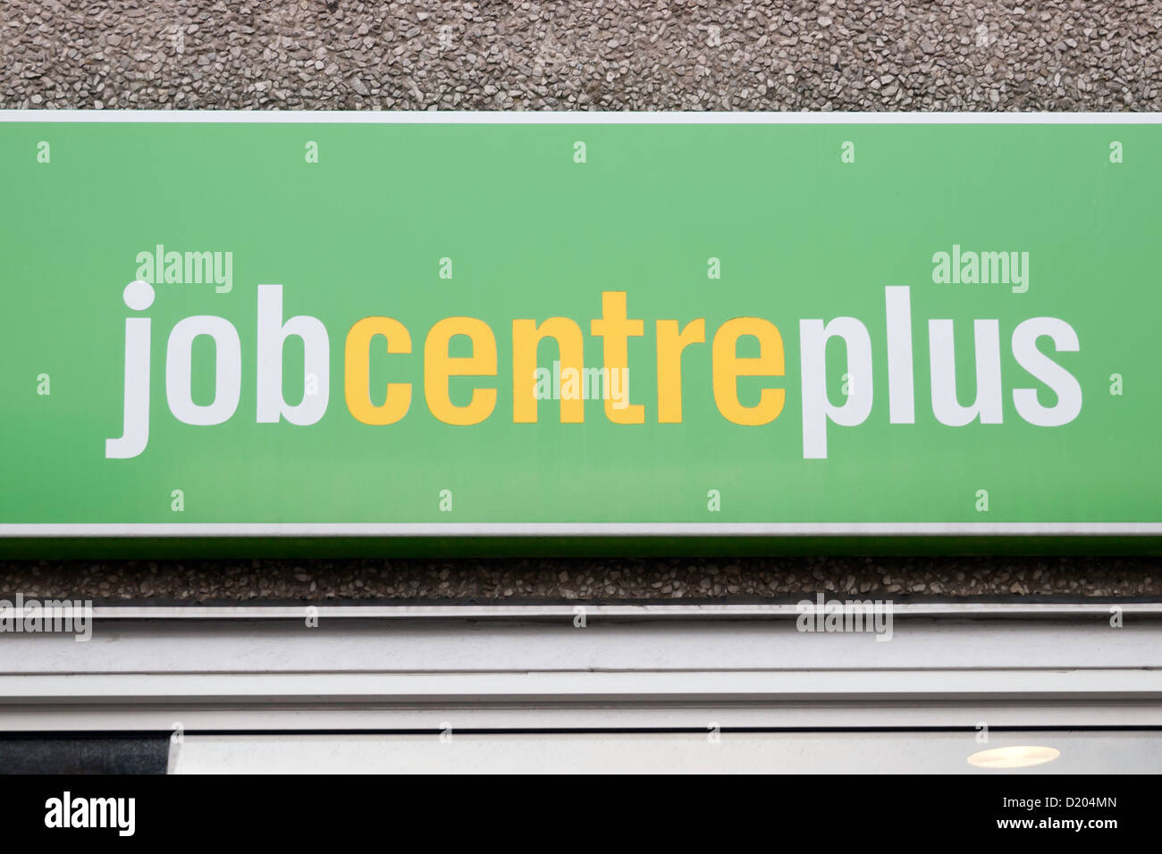 Firmar en Job Centre Plus Gobierno Bolsa de empleo para los solicitantes de empleo Northallerton North Yorkshire, Reino Unido Foto de stock
