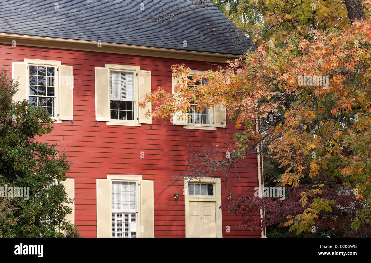 Casa histórica del siglo XIX en el centro de la ciudad de Frankfort, Kentucky Foto de stock