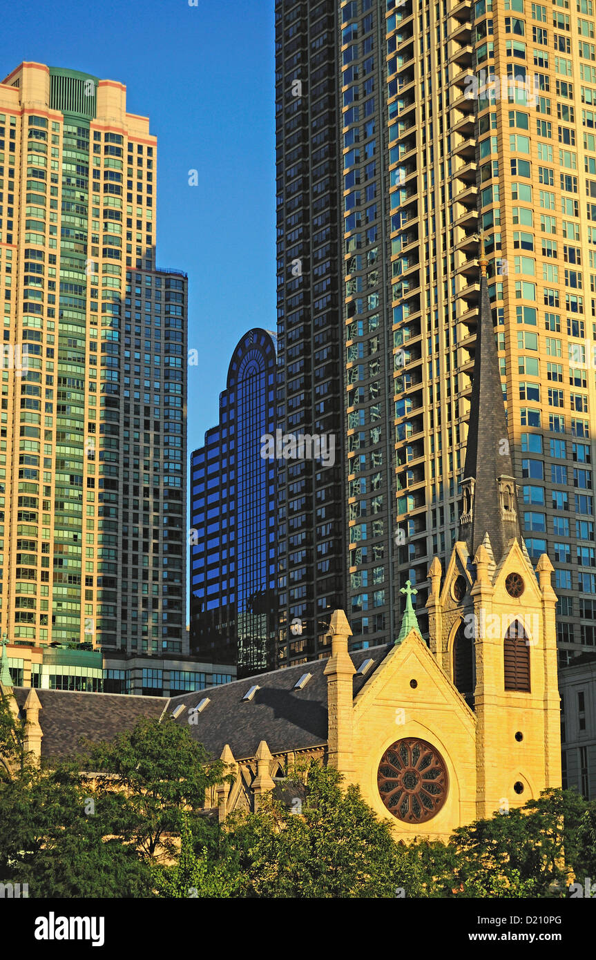Estados Unidos Illinois Chicago la catedral del Santo Nombre sede de la