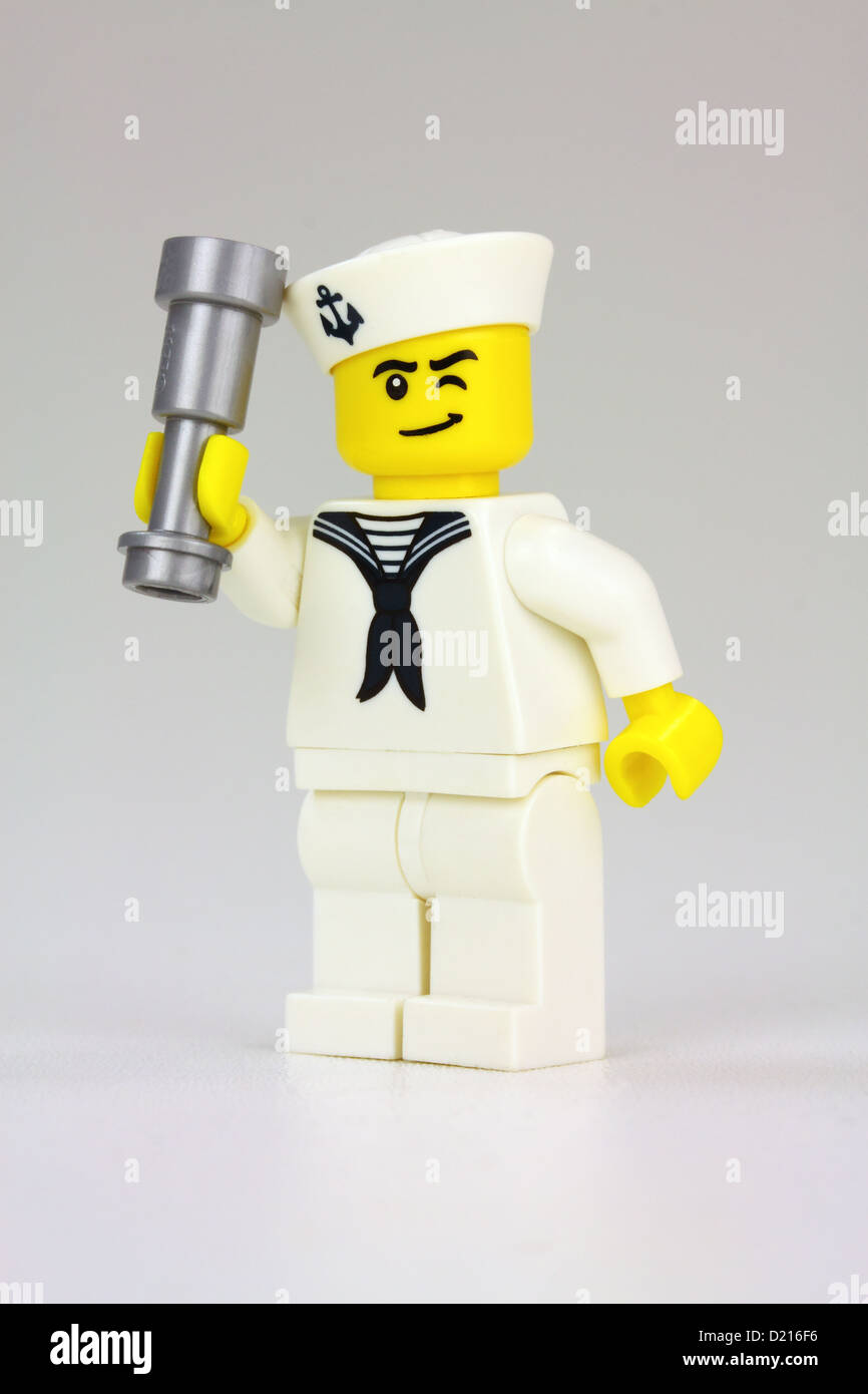 Lego impertinente marinero Foto de stock