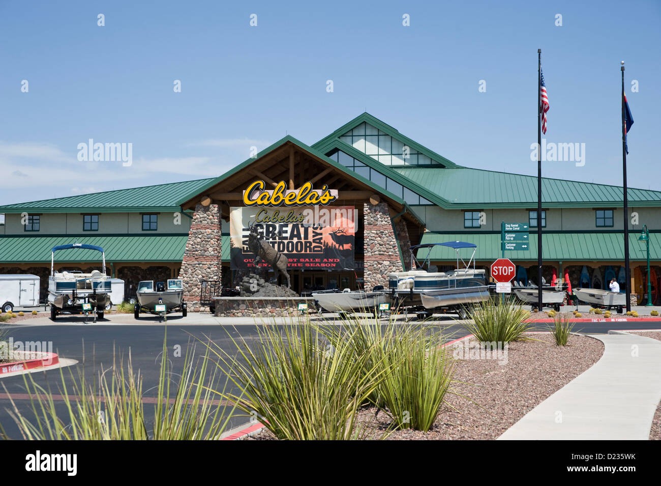 Cabela's Tienda de Artículos Deportivos en Westgate, Glendale, Arizona, EE.UU. Foto de stock