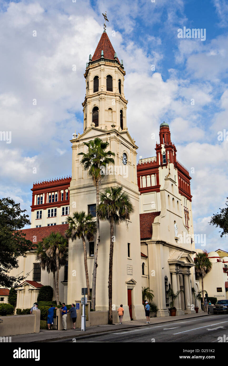 Basílica Catedral de San Agustín en San Agustín, Florida. Foto de stock