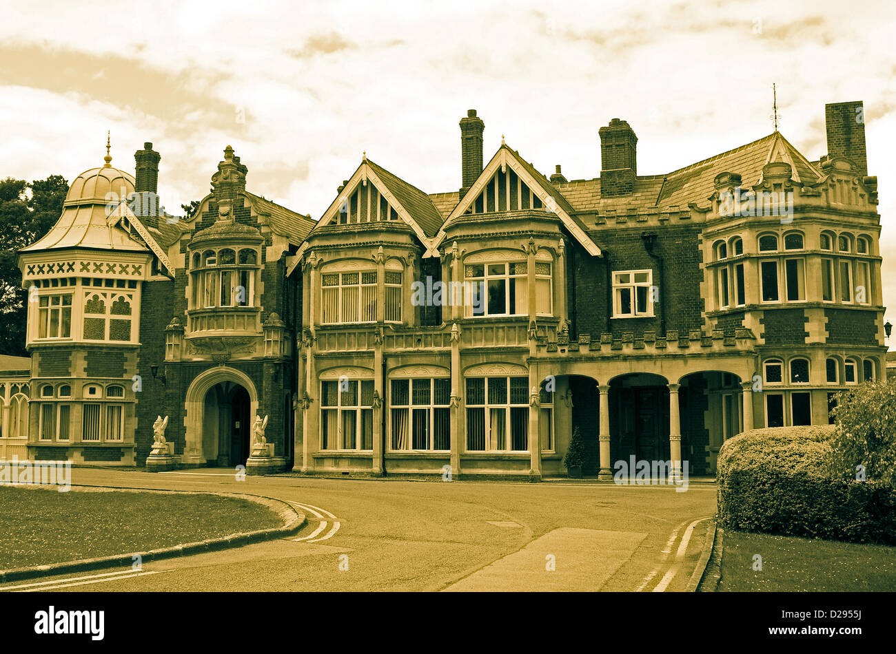 Bletchley Park Mansion Fotografía de stock Alamy