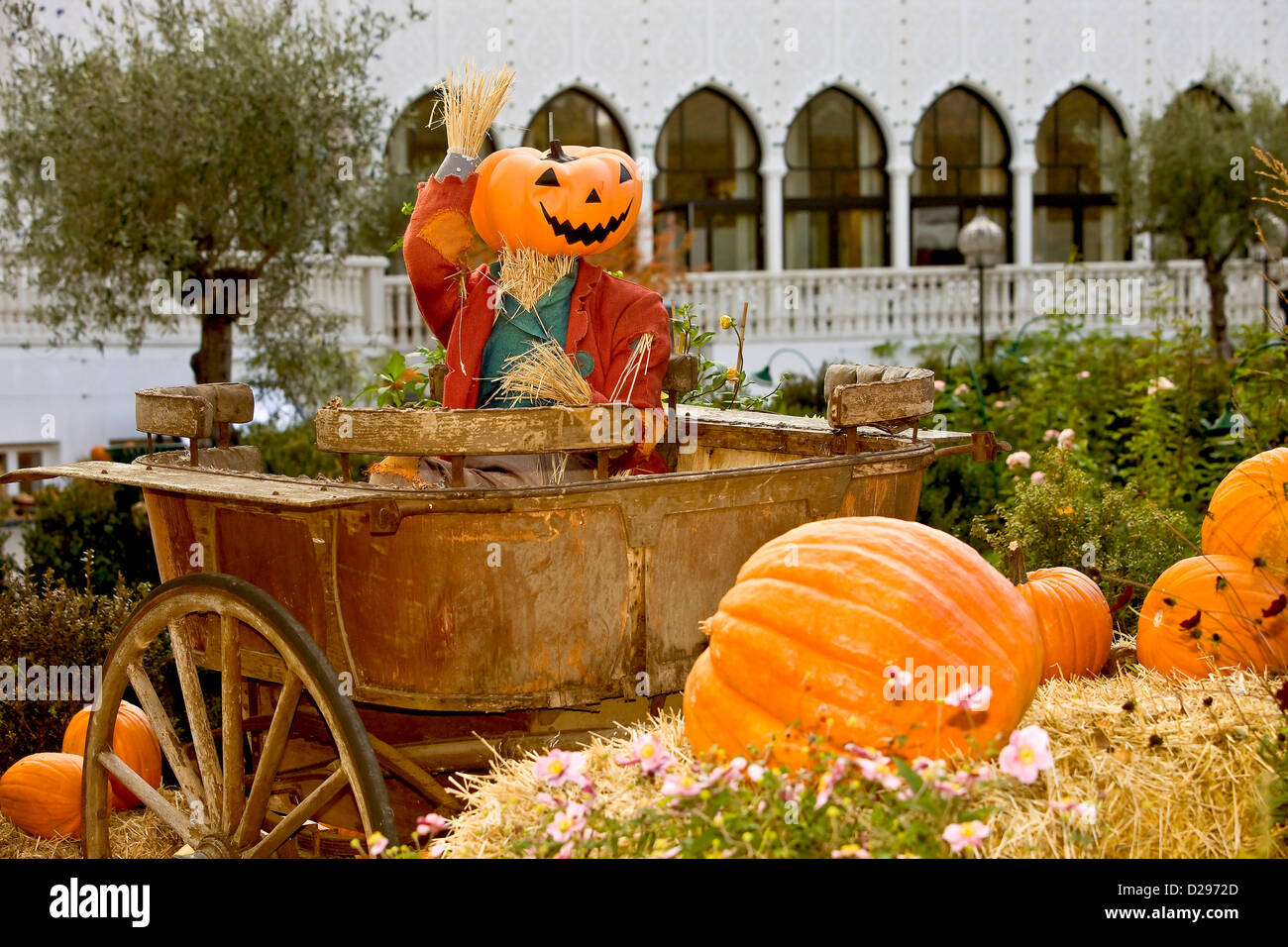 Halloween vestido Tivoli Copenhague Foto de stock