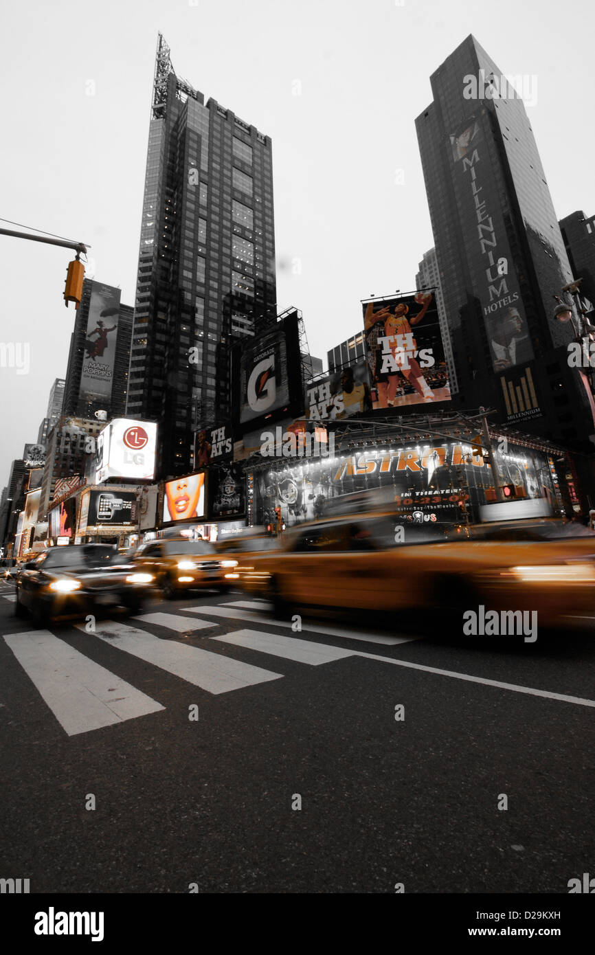 Taxi de Nueva York Foto de stock