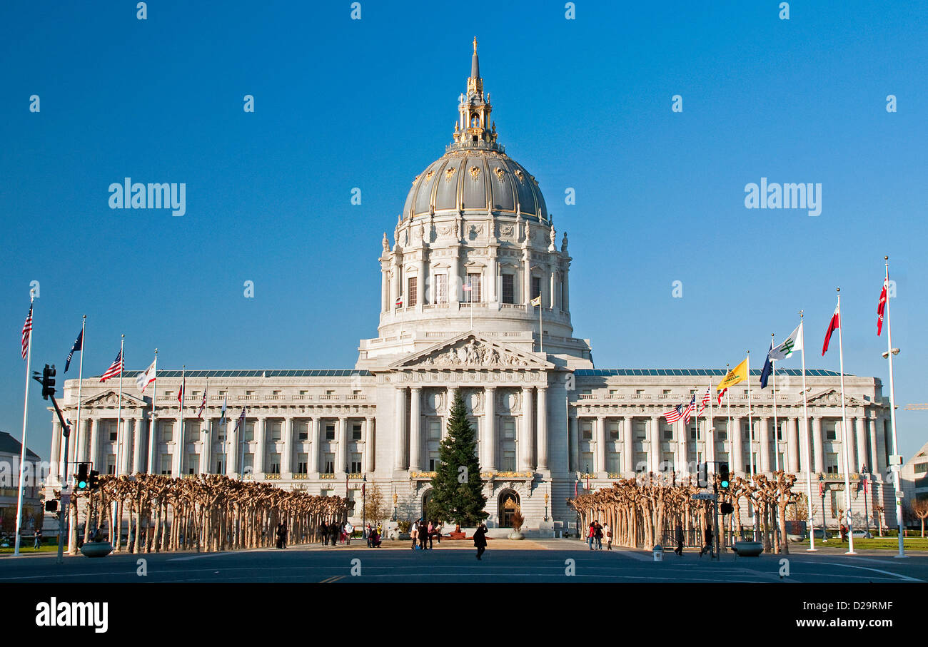 Ayuntamiento, San Francisco. Foto de stock